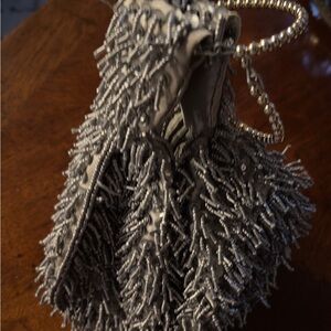 Beautiful silver party purse